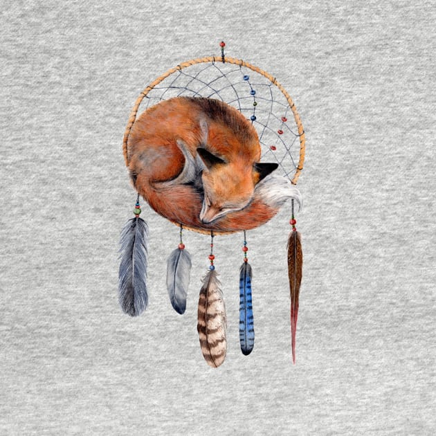 Dreamcatcher Fox by Goosi